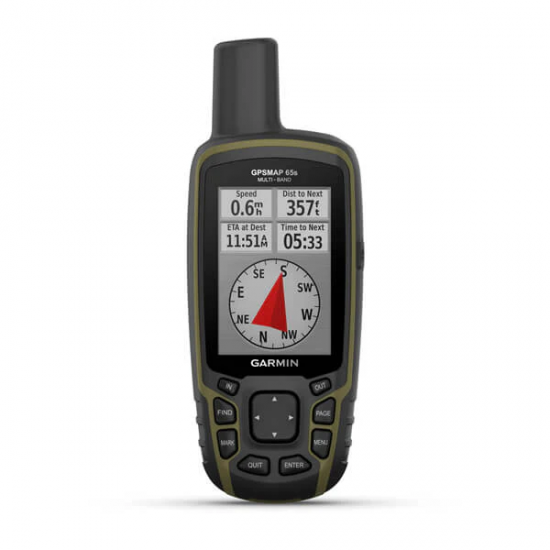 Garmin GPSMAP 65s GPS de mano multibanda para trekking y montaña